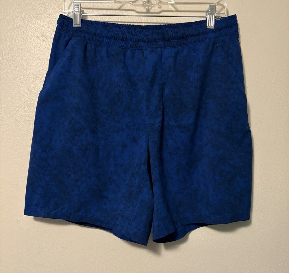 Lululemon Pace Breaker Shorts 7" Unlined Mens Large Athletic Blue